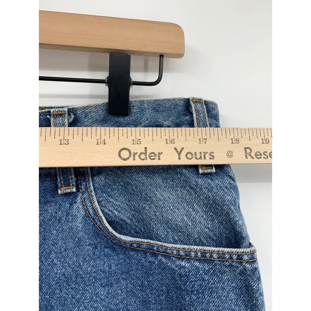 Vintage Levis 505 Jeans Mens 36x32 Blue Fade 90s Straight Leg Denim Pants